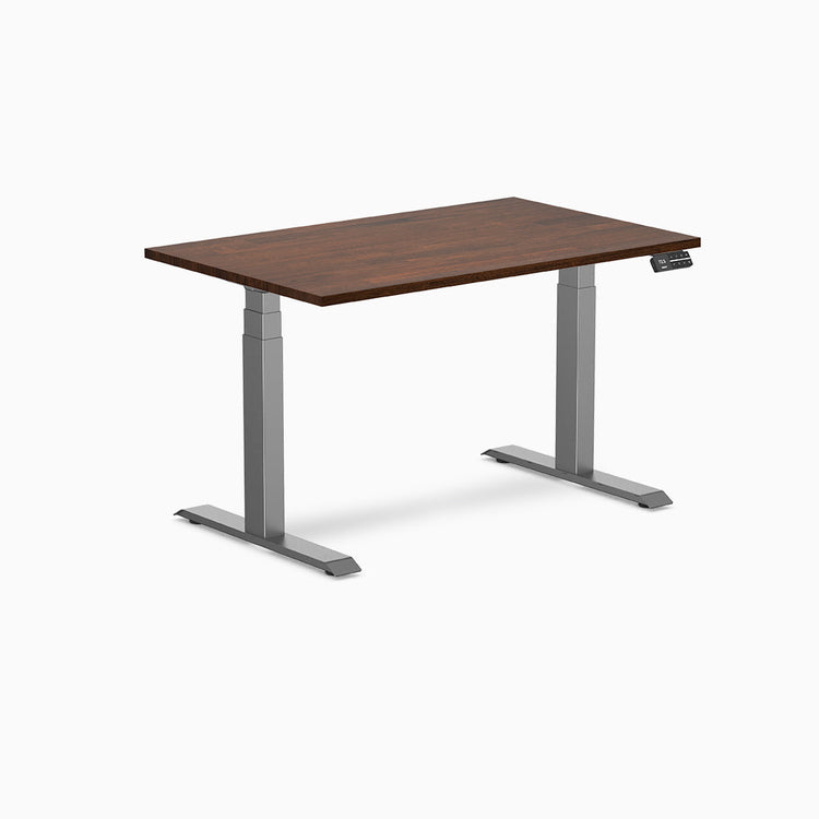 Desky Dual Rubberwood Sit Stand Desk