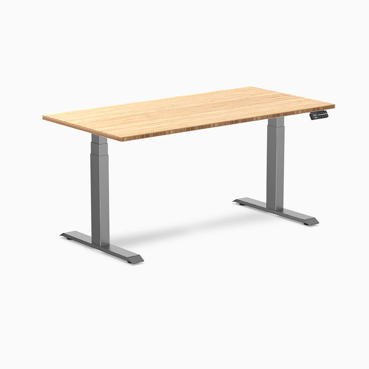Desky Dual bamboe zit-sta bureau