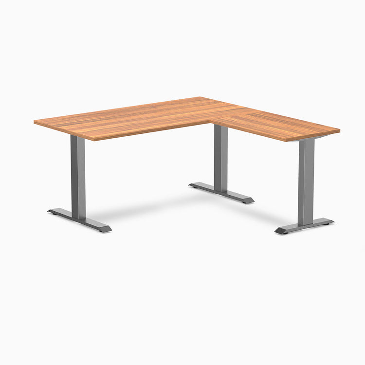 Desky Zero Melamine L-Shape Office Desk