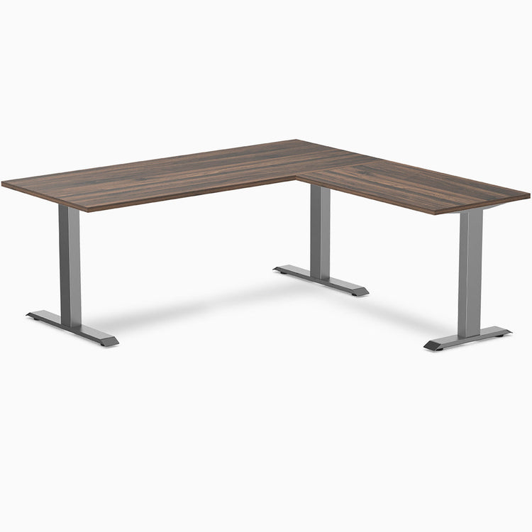 Desky Zero Melamine L-Shape Office Desk