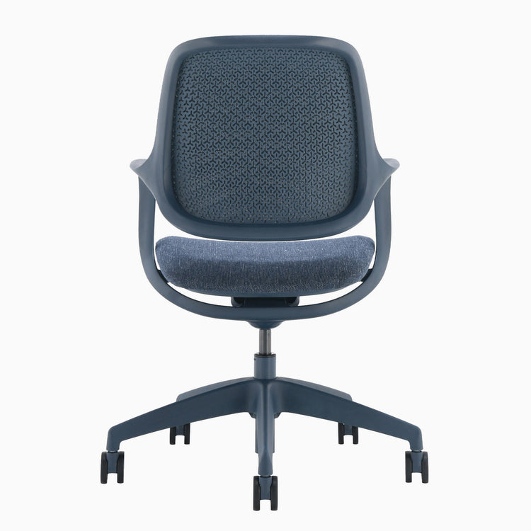 Chaise de bureau ergonomique Ă dossier bas Desky Evoque