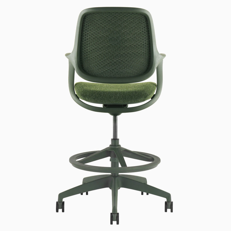 Chaise de bureau ergonomique Ă dossier bas Desky Evoque