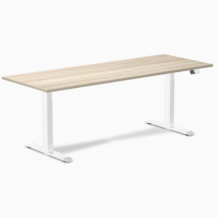 Desky Dual Melamine Sit Stand Desk