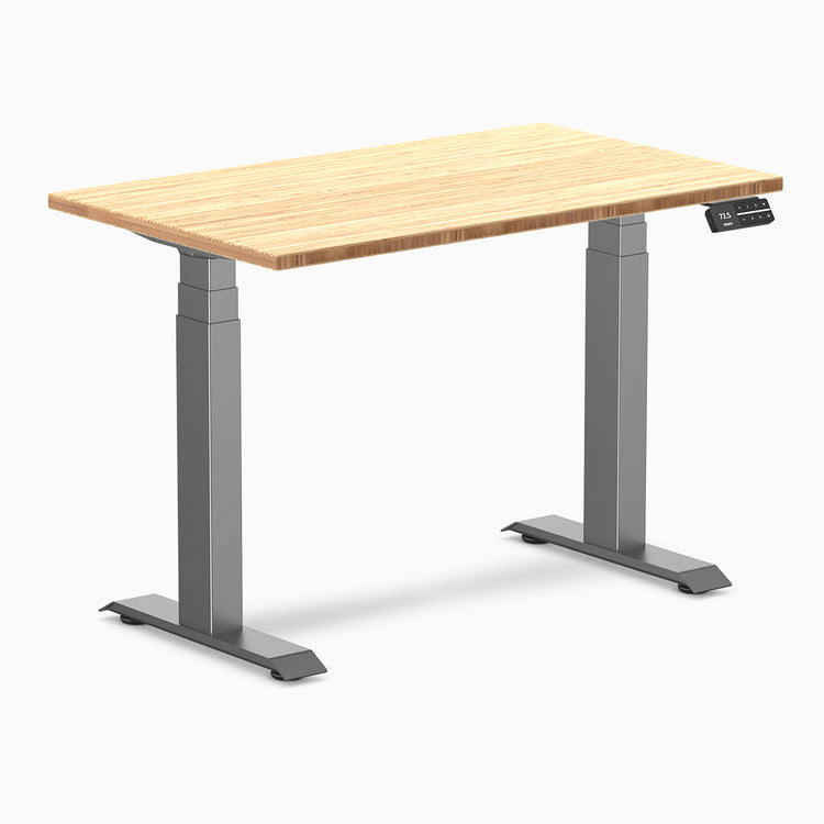 Desky Dual Mini Bambus höhenverstellbarer Schreibtisch
