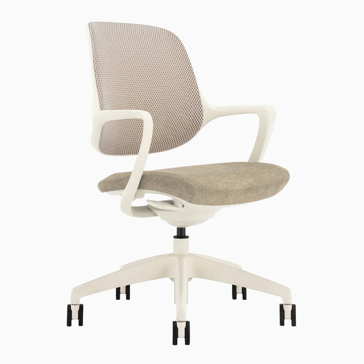 Chaise de bureau ergonomique Ă dossier bas Desky Evoque