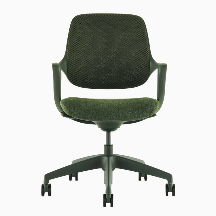 Chaise de bureau ergonomique Ă dossier bas Desky Evoque