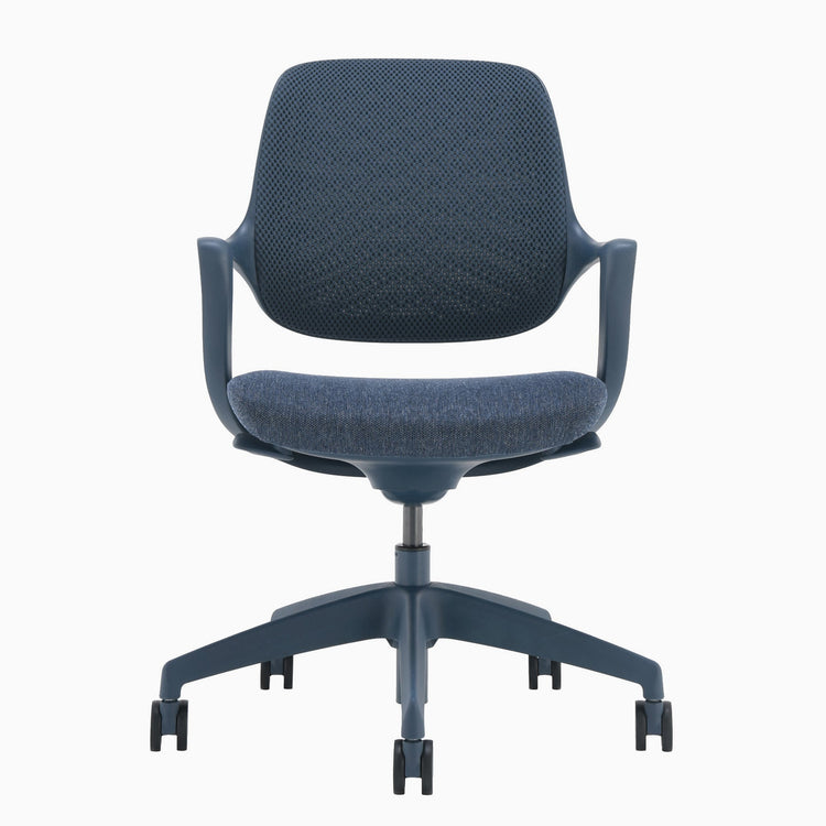 Chaise de bureau ergonomique Ă dossier bas Desky Evoque