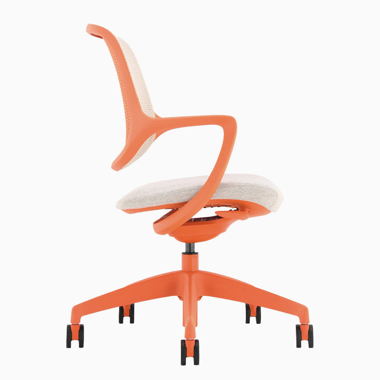 Chaise de bureau ergonomique Ă dossier bas Desky Evoque
