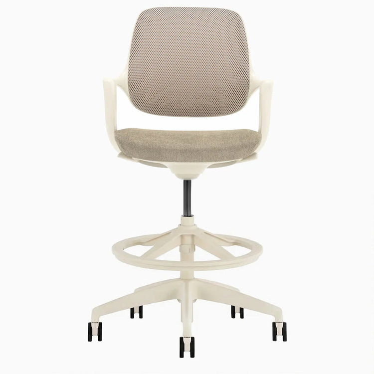 Chaise de bureau ergonomique Ă dossier bas Desky Evoque
