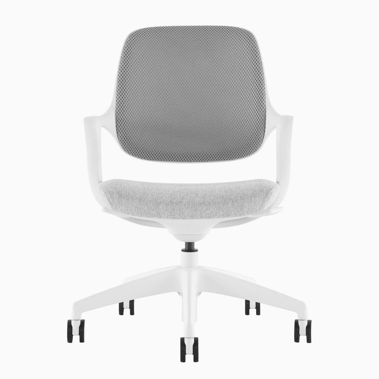 Chaise de bureau ergonomique Ă dossier bas Desky Evoque