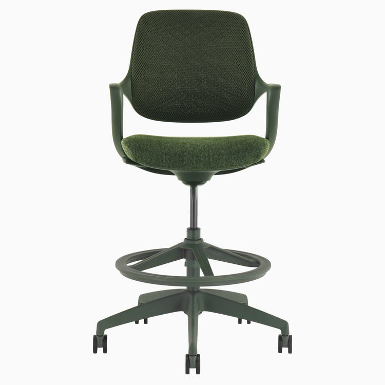 Chaise de bureau ergonomique Ă dossier bas Desky Evoque