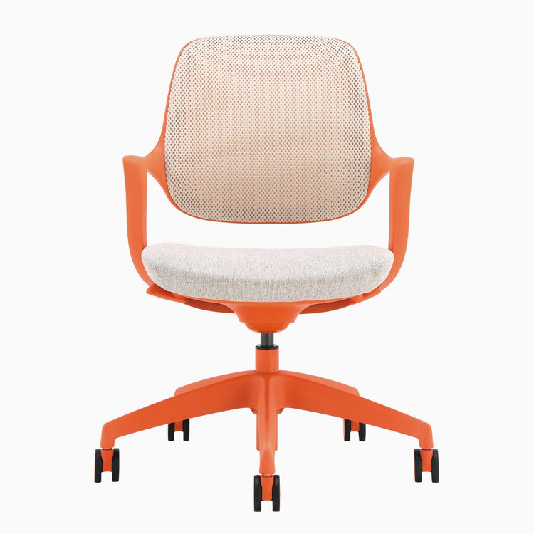 Chaise de bureau ergonomique Ă dossier bas Desky Evoque
