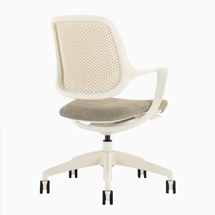 Chaise de bureau ergonomique Ă dossier bas Desky Evoque