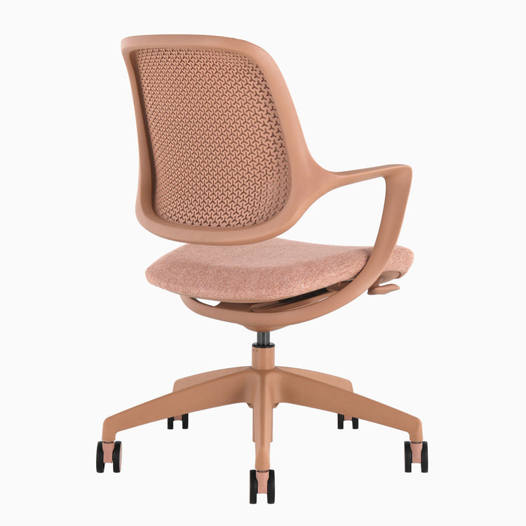 Chaise de bureau ergonomique Ă dossier bas Desky Evoque