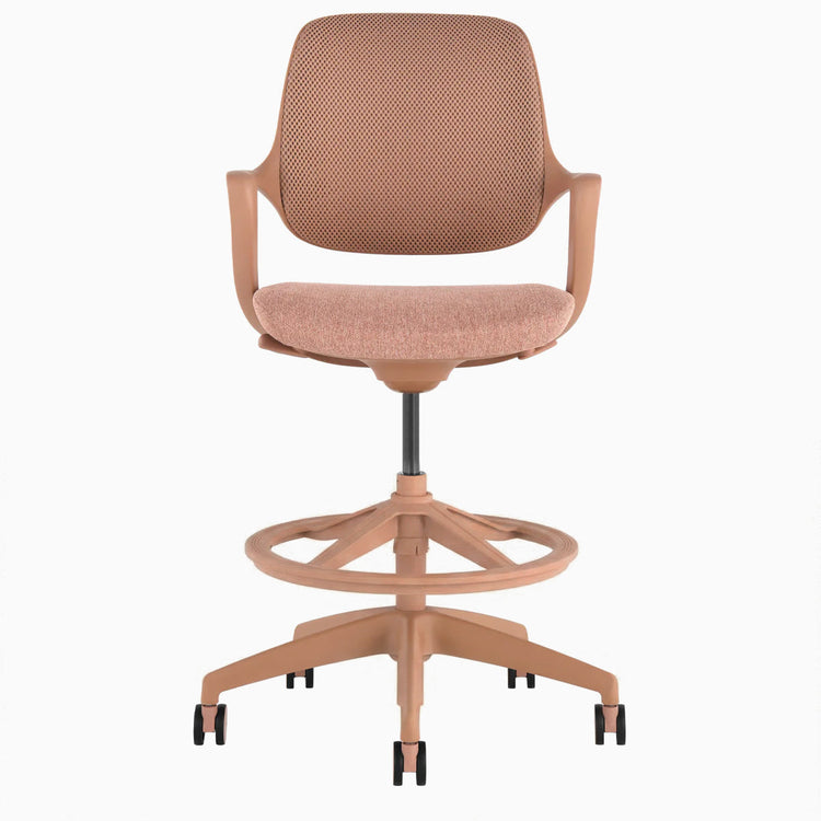Chaise de bureau ergonomique Ă dossier bas Desky Evoque