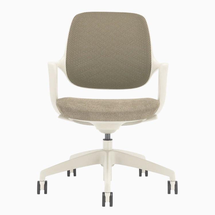 Chaise de bureau ergonomique Ă dossier bas Desky Evoque