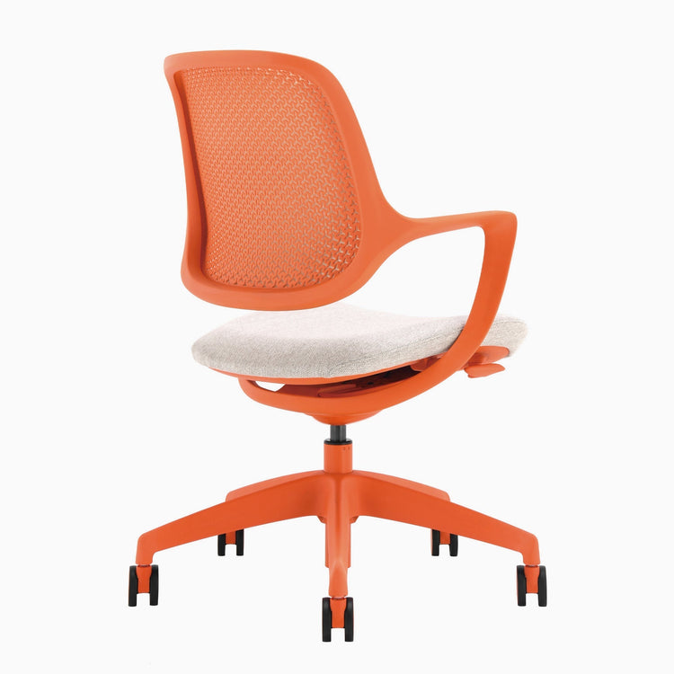 Chaise de bureau ergonomique Ă dossier bas Desky Evoque