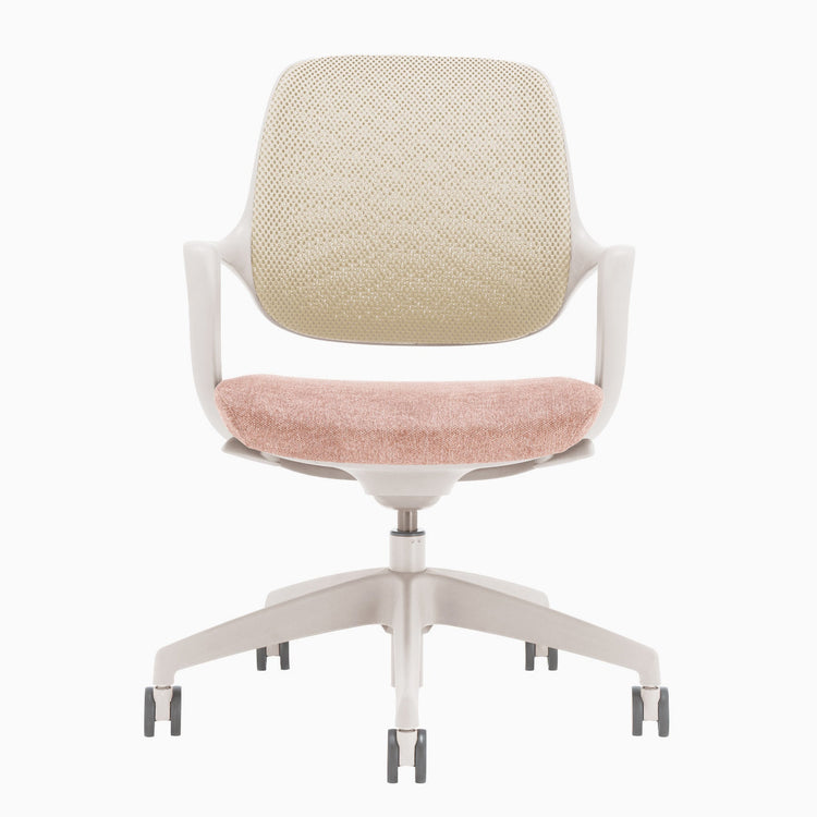 Chaise de bureau ergonomique Ă dossier bas Desky Evoque