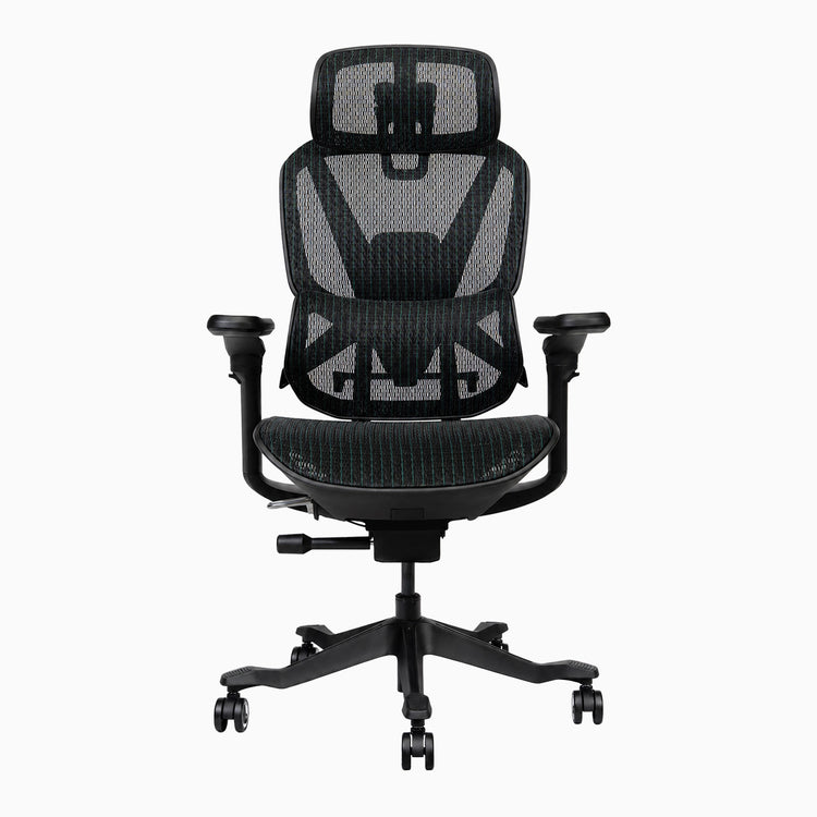 Desky contourra ergonomic office chair no footrest front view