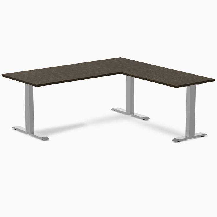 Desky Zero Bamboo L-Shape Office Desk