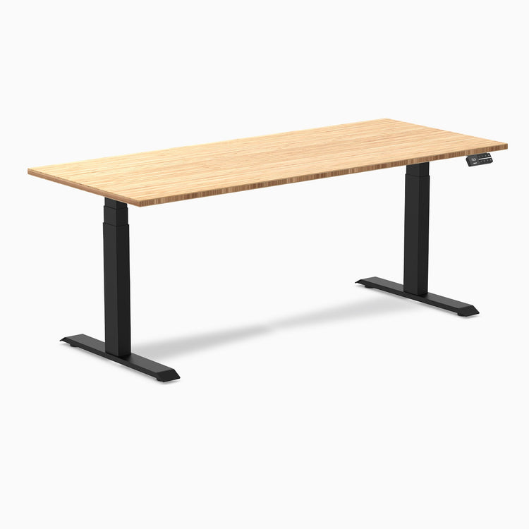 Desky Dual bamboe zit-sta bureau