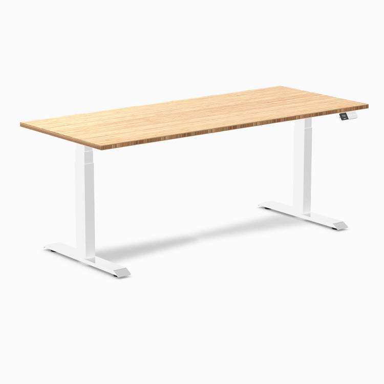 Desky Dual bamboe zit-sta bureau