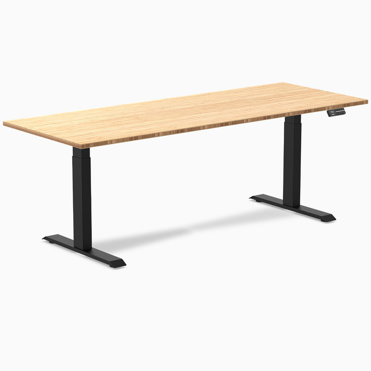 Desky Dual bamboe zit-sta bureau