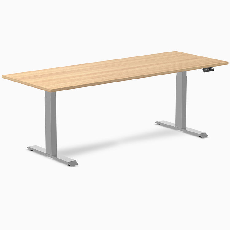 Desky Dual Melamine Sit Stand Desk