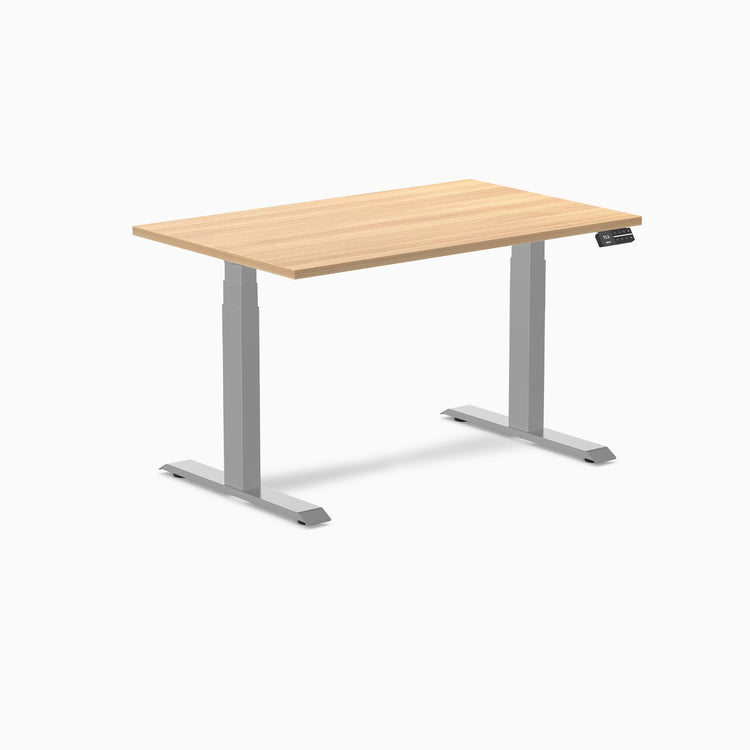 Desky Dual Melamine Sit Stand Desk