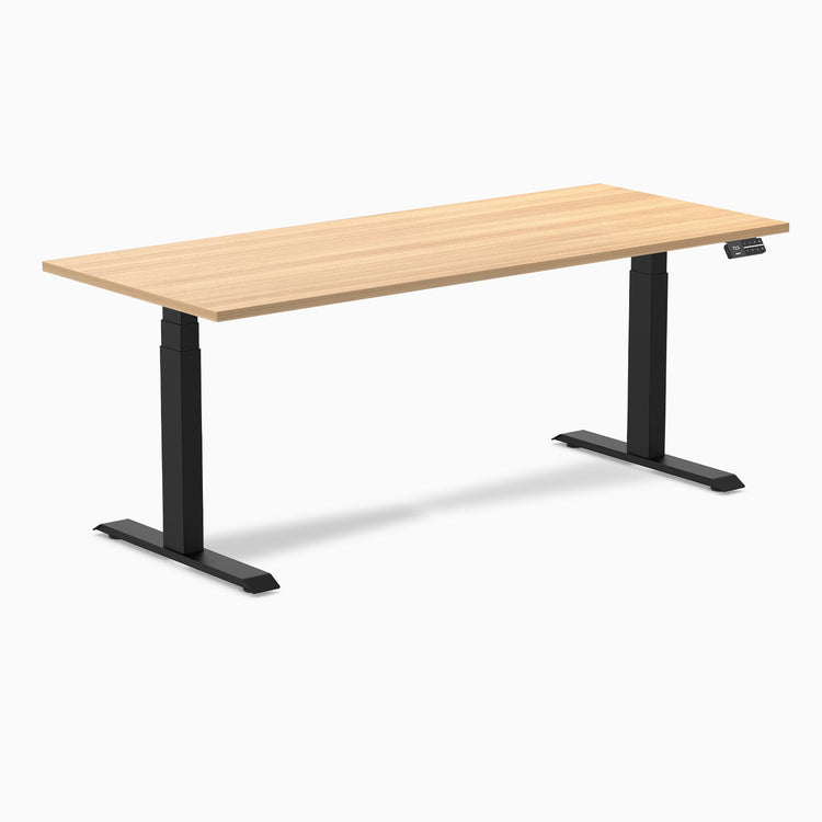 Desky Dual Melamine Sit Stand Desk