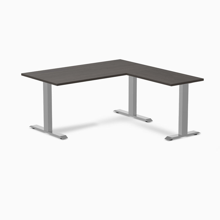 Desky Zero Melamine L-Shape Office Desk