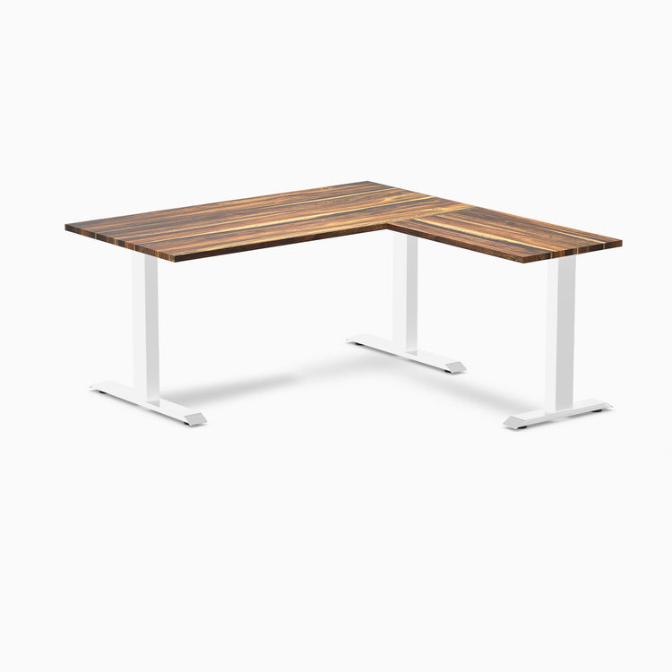 Bureau d'angle Desky Zero en bois massif