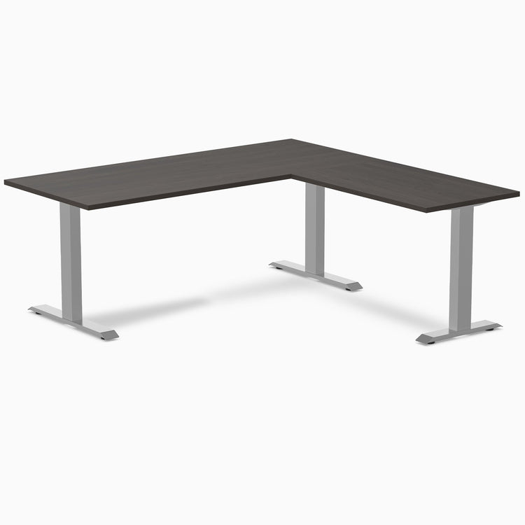 Desky Zero Melamine L-Shape Office Desk
