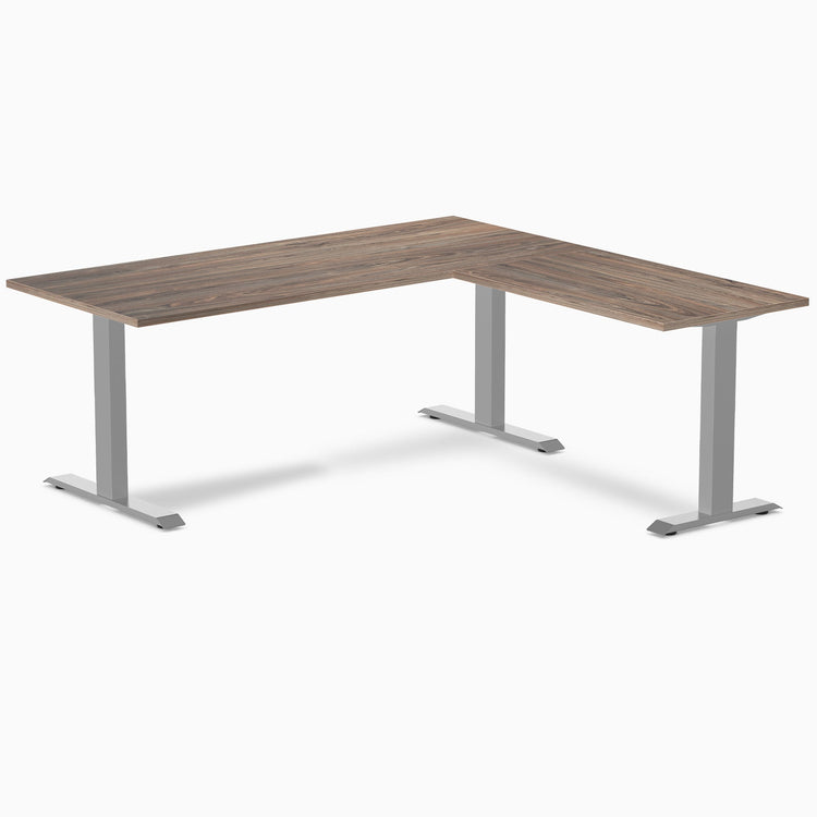 Desky Zero Melamine L-Shape Office Desk