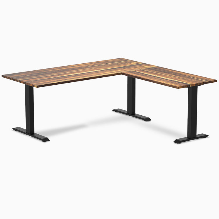Bureau d'angle Desky Zero en bois massif