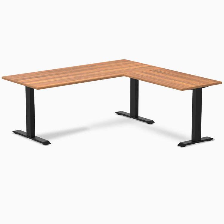 Desky Zero Melamine L-Shape Office Desk
