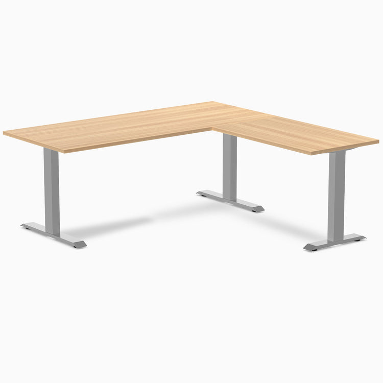Desky Zero Melamine L-Shape Office Desk