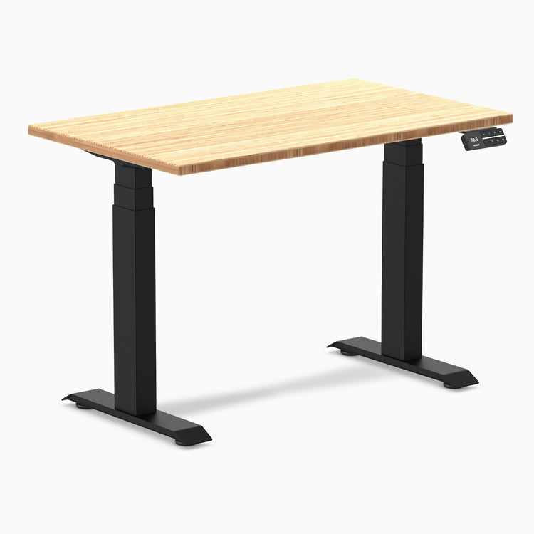 Desky Dual Mini Bambus höhenverstellbarer Schreibtisch