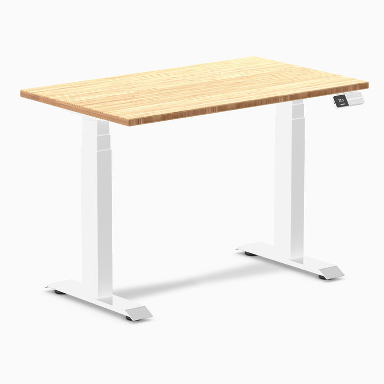 Desky Dual Mini Bambus höhenverstellbarer Schreibtisch