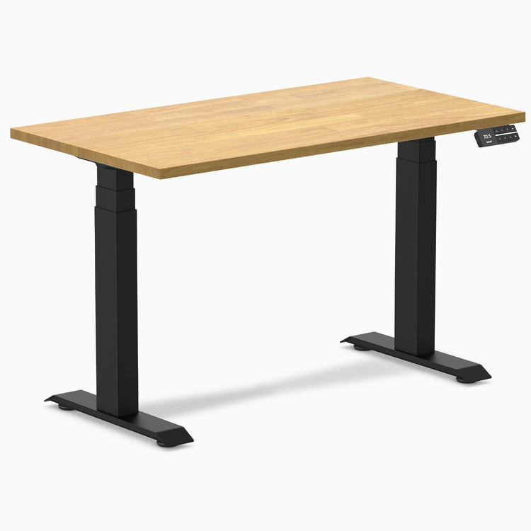 Desky Dual Mini Rubberwood Sit Stand Desk