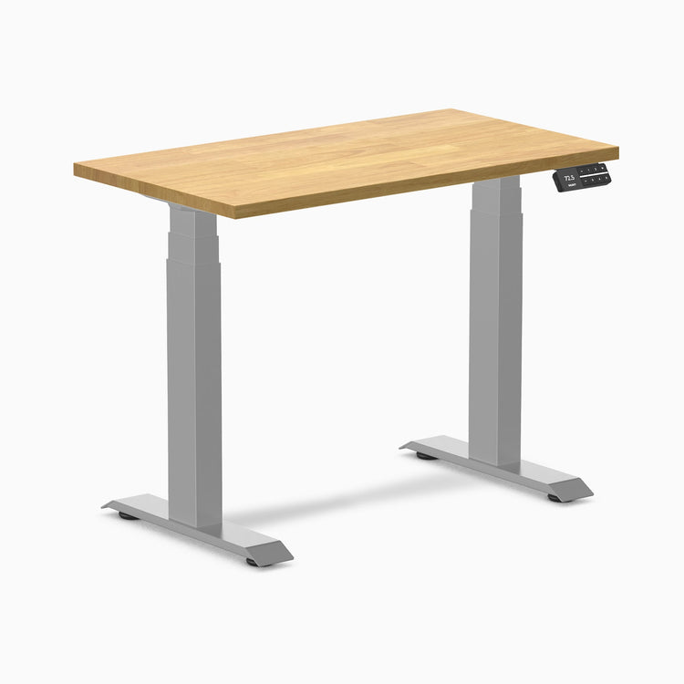 Desky Dual Mini Rubberwood Sit Stand Desk