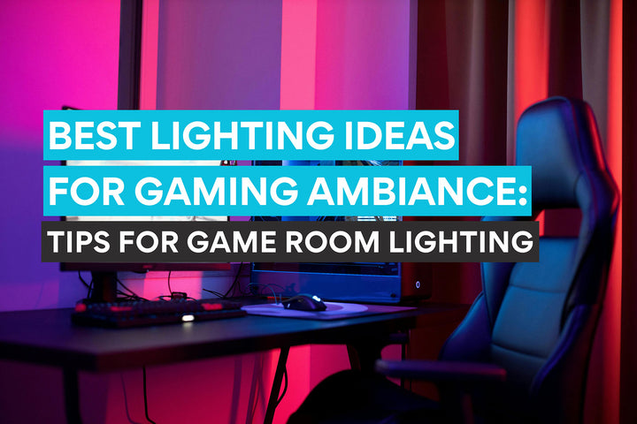 Best Lighting Setup Ideas for Gaming Ambiance: Tips for Game Room Lighting-Desky® Australia