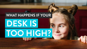 is standing desk too high?