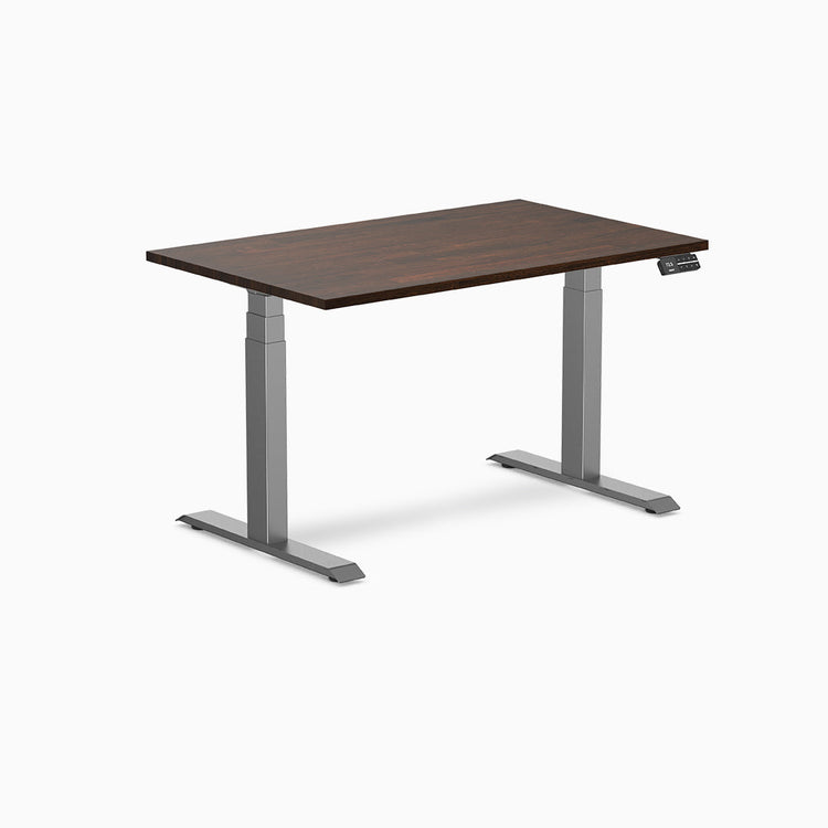 Desky Dual Rubberwood Sit Stand Desk