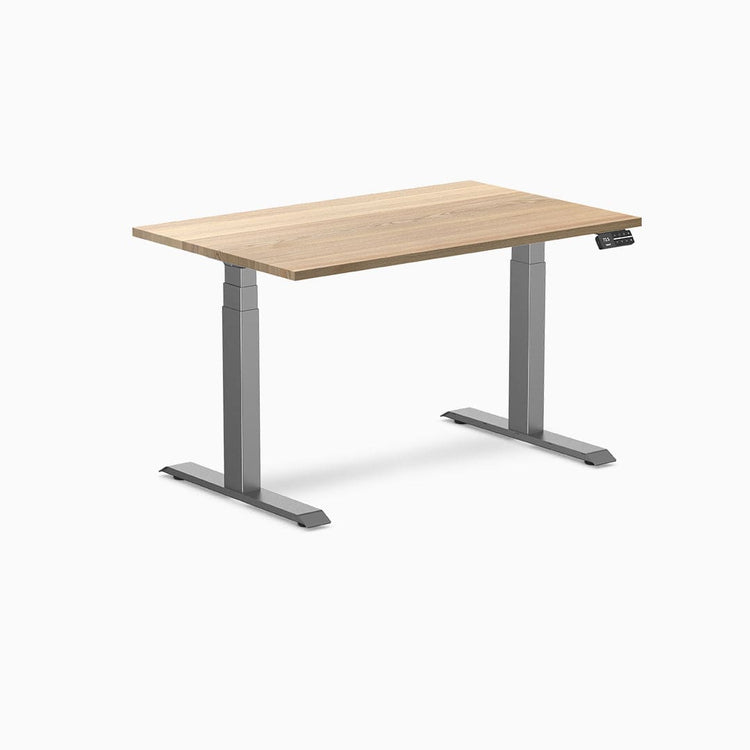 Desky Dual Hardwood Sit Stand Desk