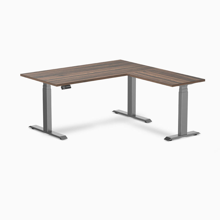 Desky Zero Melamine L-Shape Office Desk