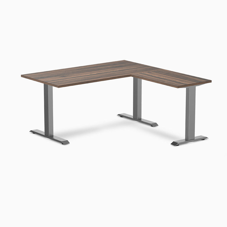 Desky Zero Melamine L-Shape Office Desk