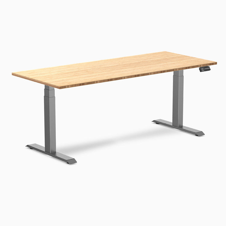 Desky Dual bamboe zit-sta bureau