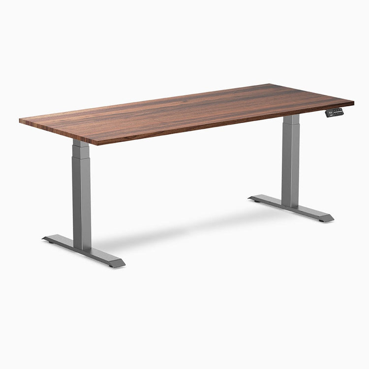 Desky Dual Hardwood Sit Stand Desk