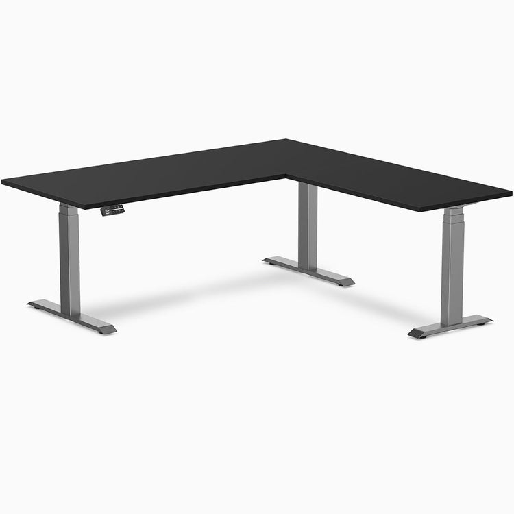 Desky Zero Melamine L-Shape Office Desk